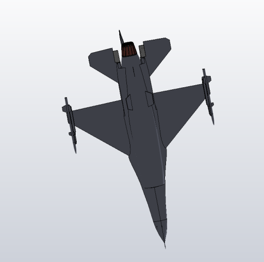 F-16战斗机三维缩略图
