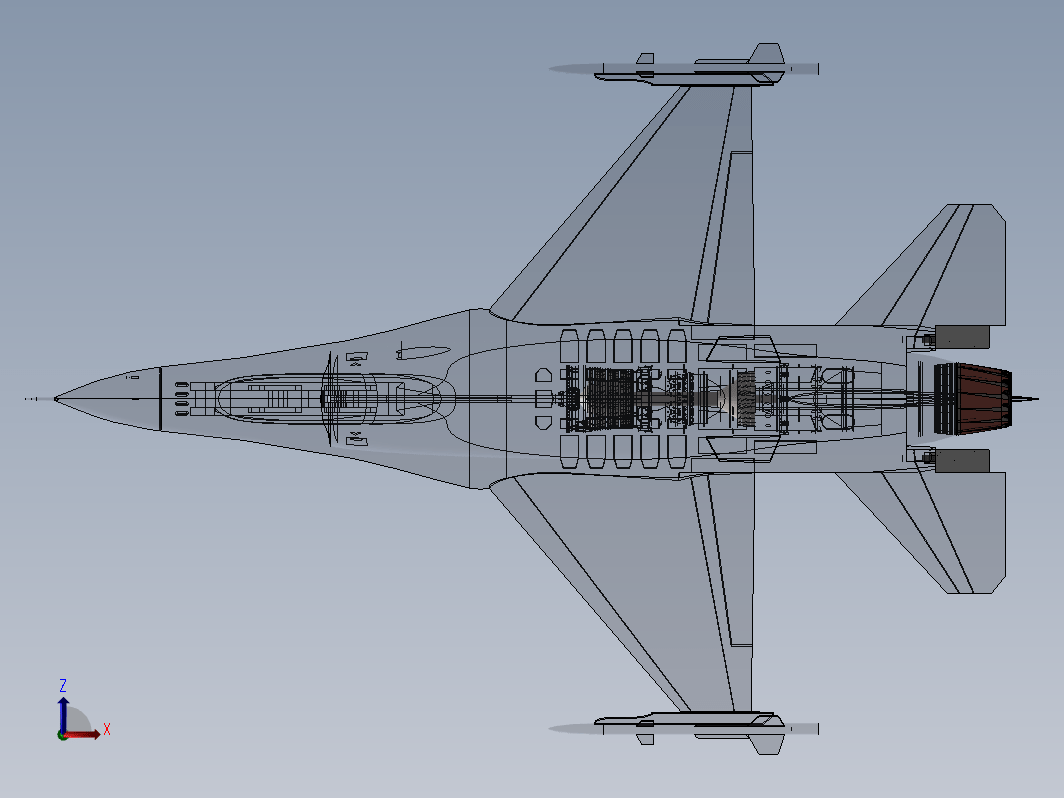 F-16战斗机三维