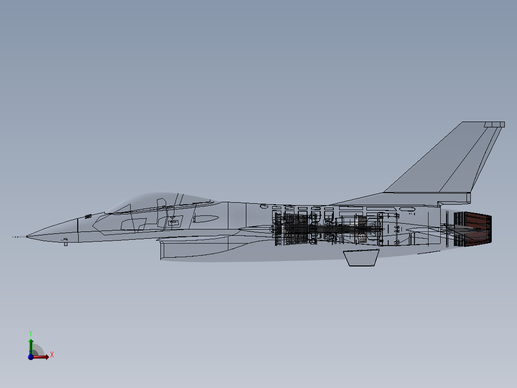 F-16战斗机三维