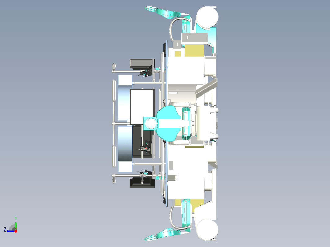 环形工作台办公桌