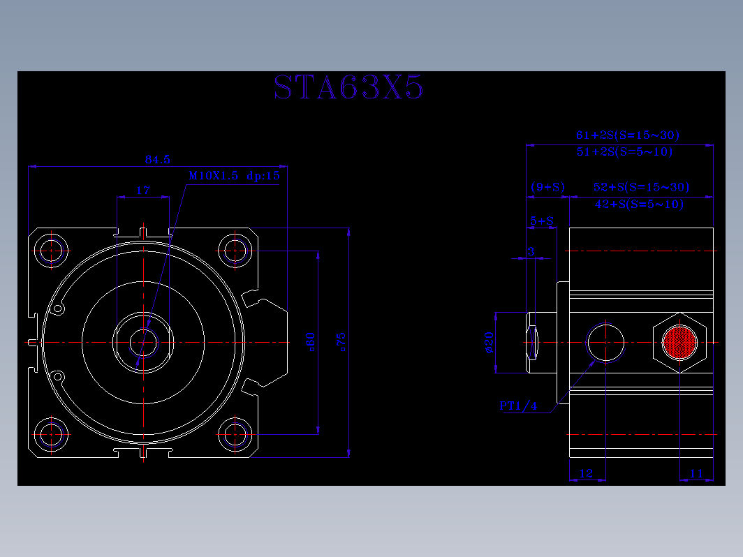 SDA气缸 83-STA-63-BZN