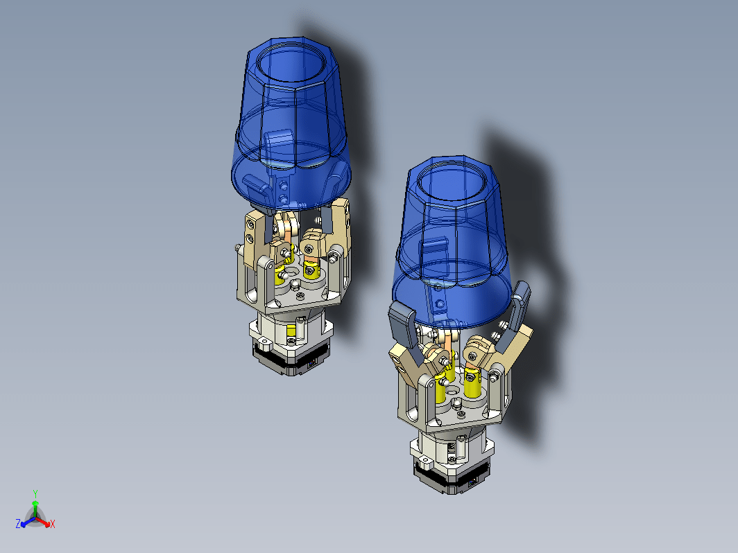 三指夹持器夹爪 Three finger gripper