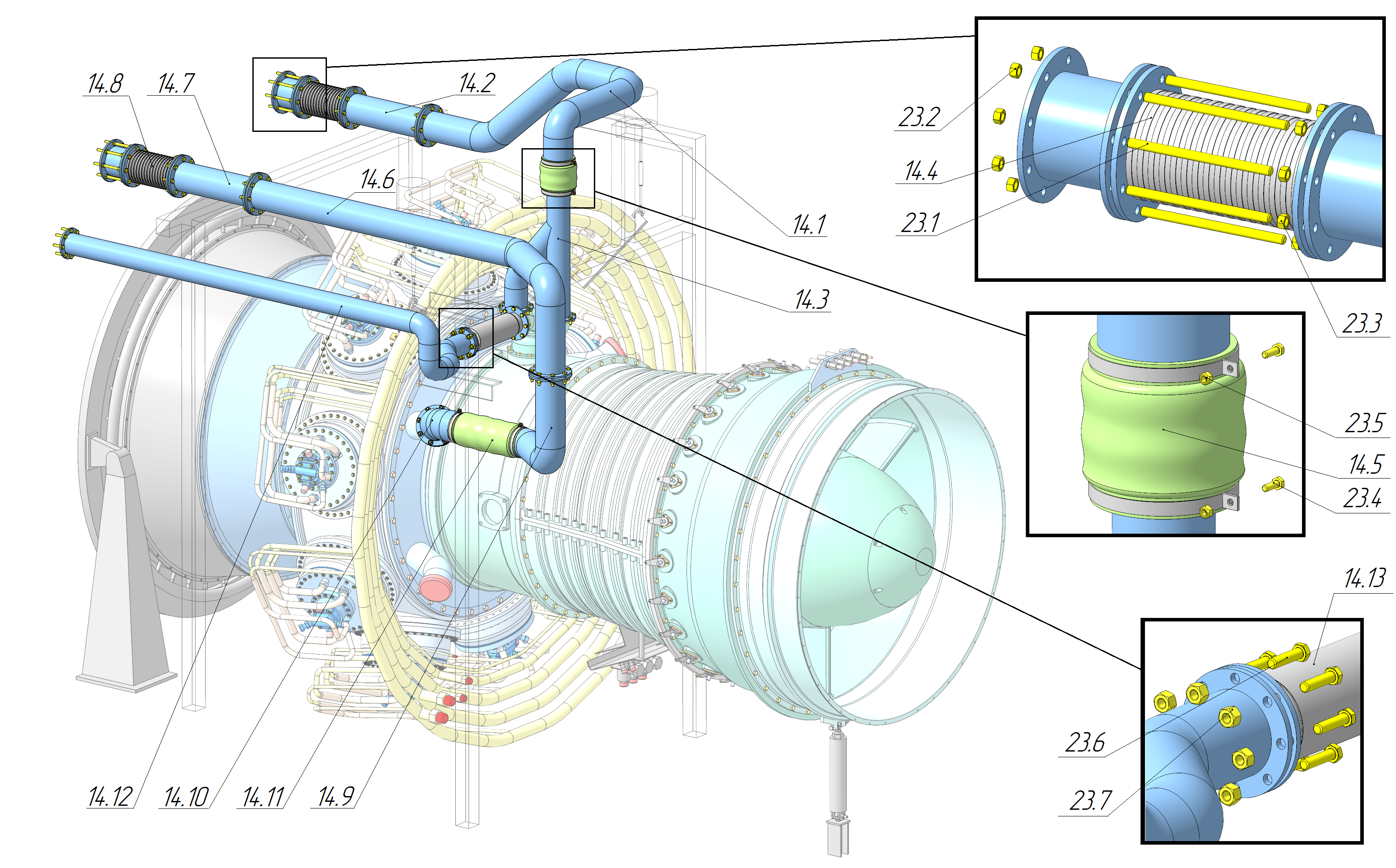 RB211 Gas turbine燃气轮机