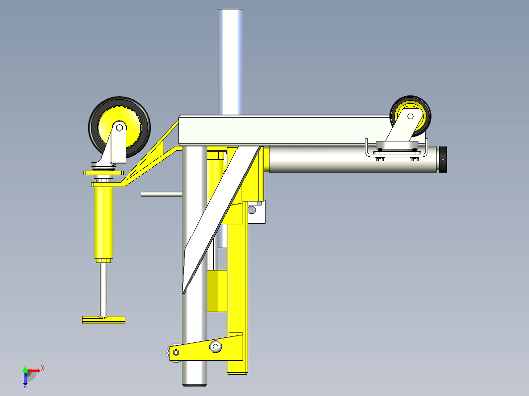 三维建模 Aircraft Wheel Brake Changer