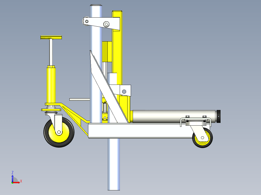 三维建模 Aircraft Wheel Brake Changer