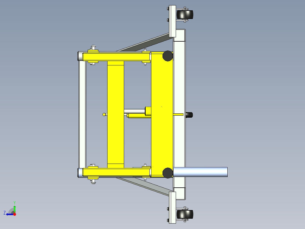 三维建模 Aircraft Wheel Brake Changer