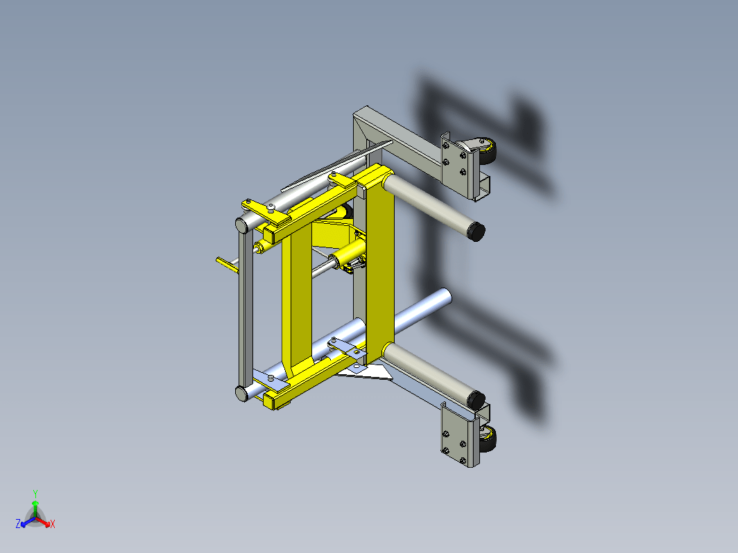 三维建模 Aircraft Wheel Brake Changer