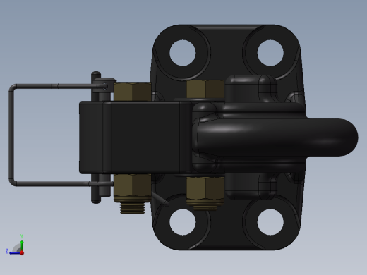 牵引钩 拖车钩MD-PH5 - 5-Ton Pintle Hitch缩略图