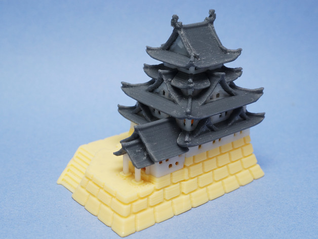 日本京都Oogaki唐风建筑模型