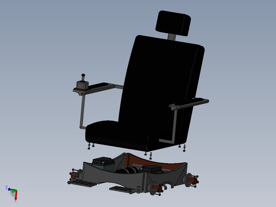 按摩椅3D设计图