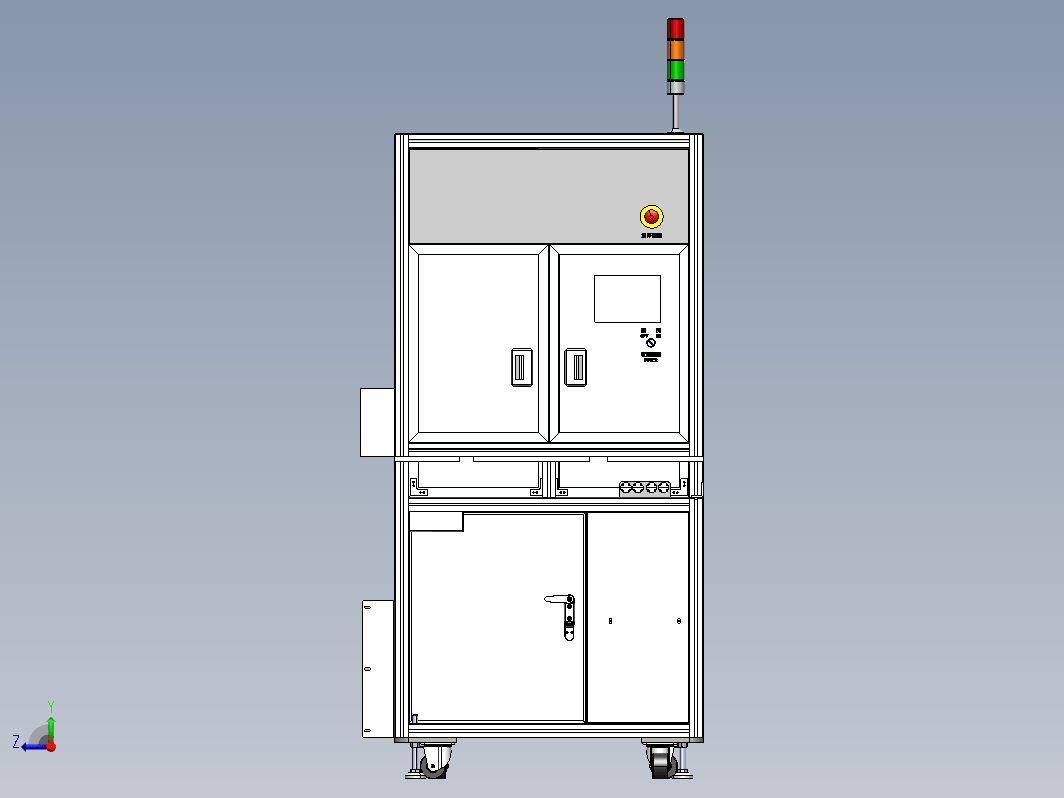 铝型材机架钣金造型-23