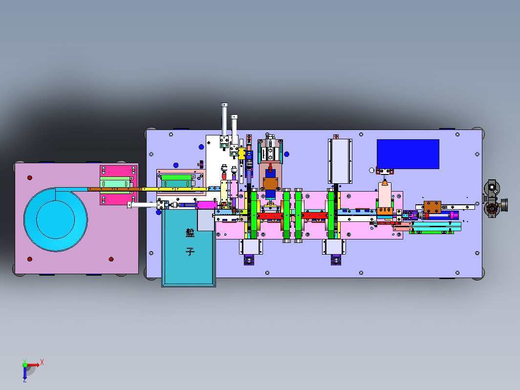 自动化端子连接器折弯成型装塑胶机