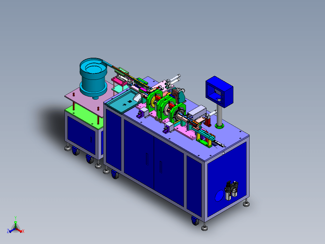 自动化端子连接器折弯成型装塑胶机
