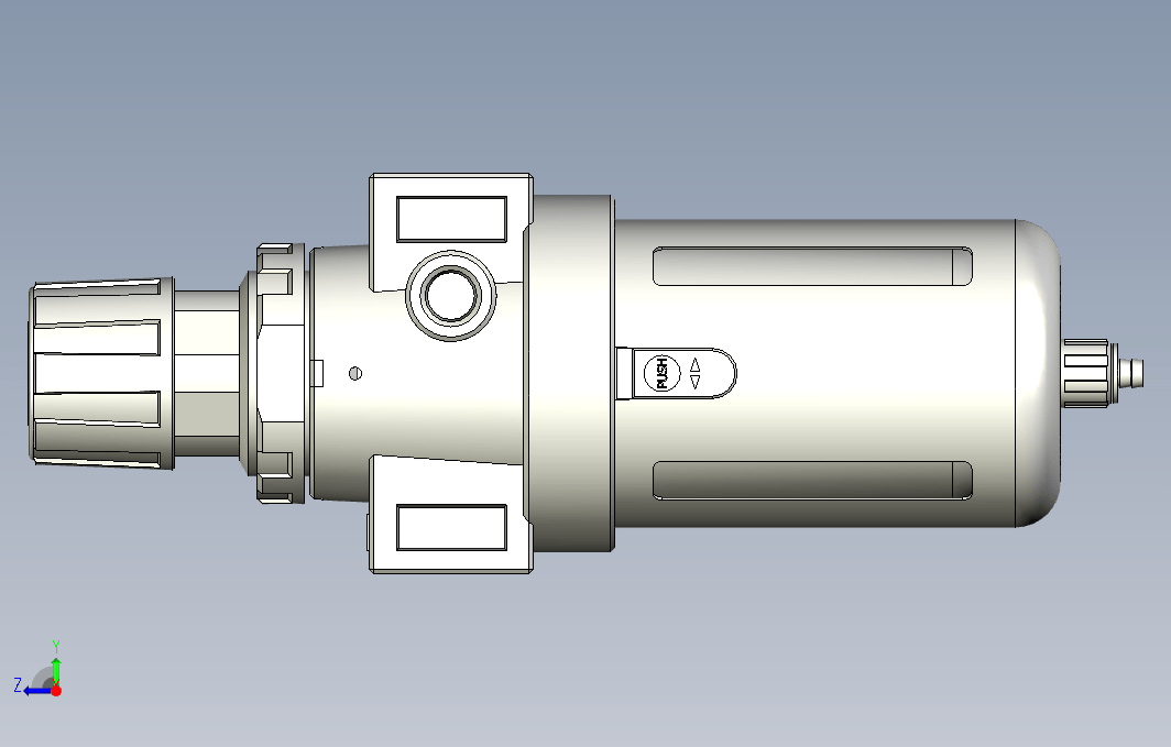 气源处理元件三点式组合3D-CFR-400-S-F1系列