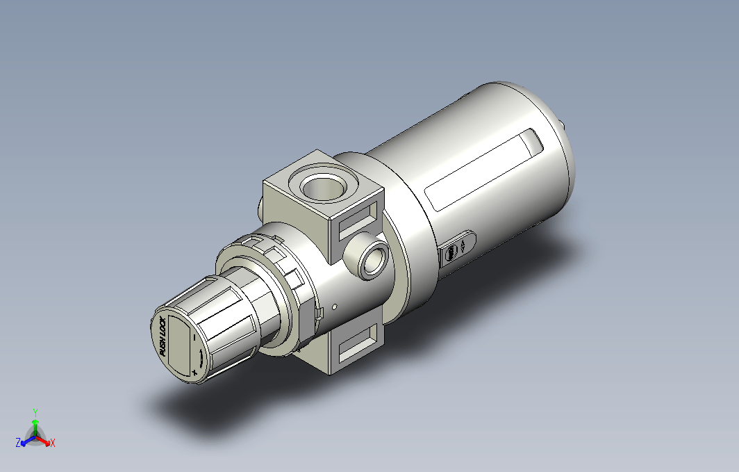 气源处理元件三点式组合3D-CFR-400-S-F1系列