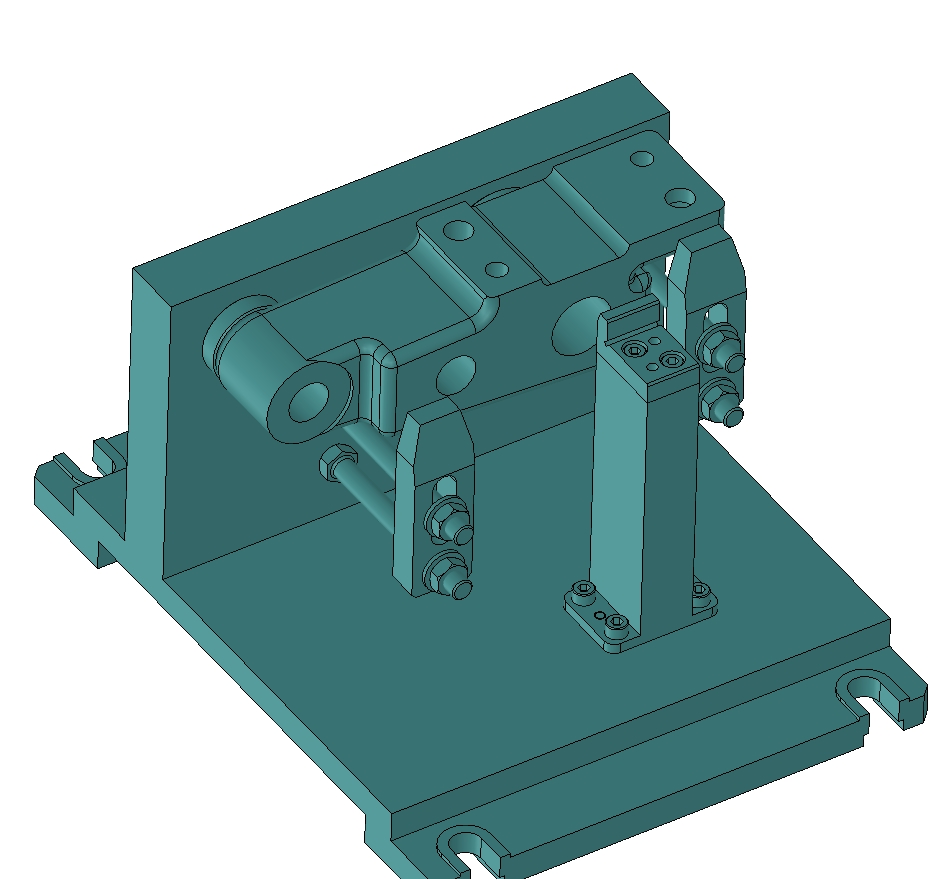 机床夹具设计CA6140后托架铣底面三维SW2010无参+CAD+说明书