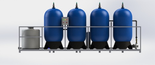 沙滤清器、活性碳滤清器和柔软剂水与微滤清器缩略图