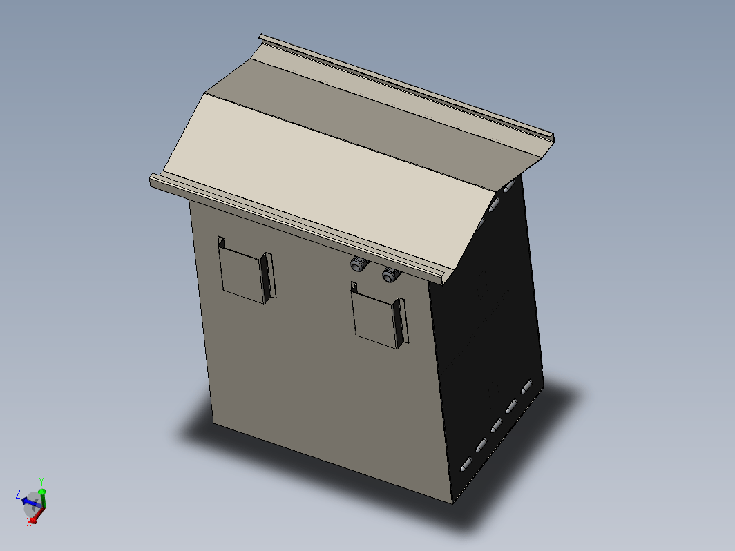 solidworks太阳能电柜