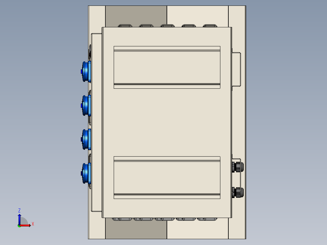 solidworks太阳能电柜