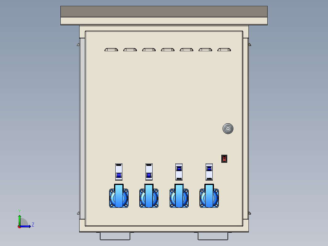 solidworks太阳能电柜