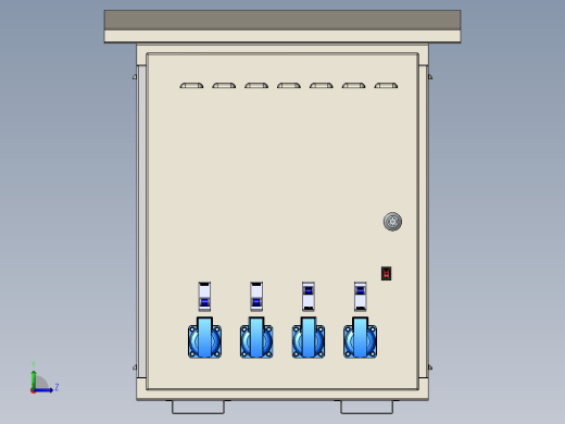 solidworks太阳能电柜缩略图