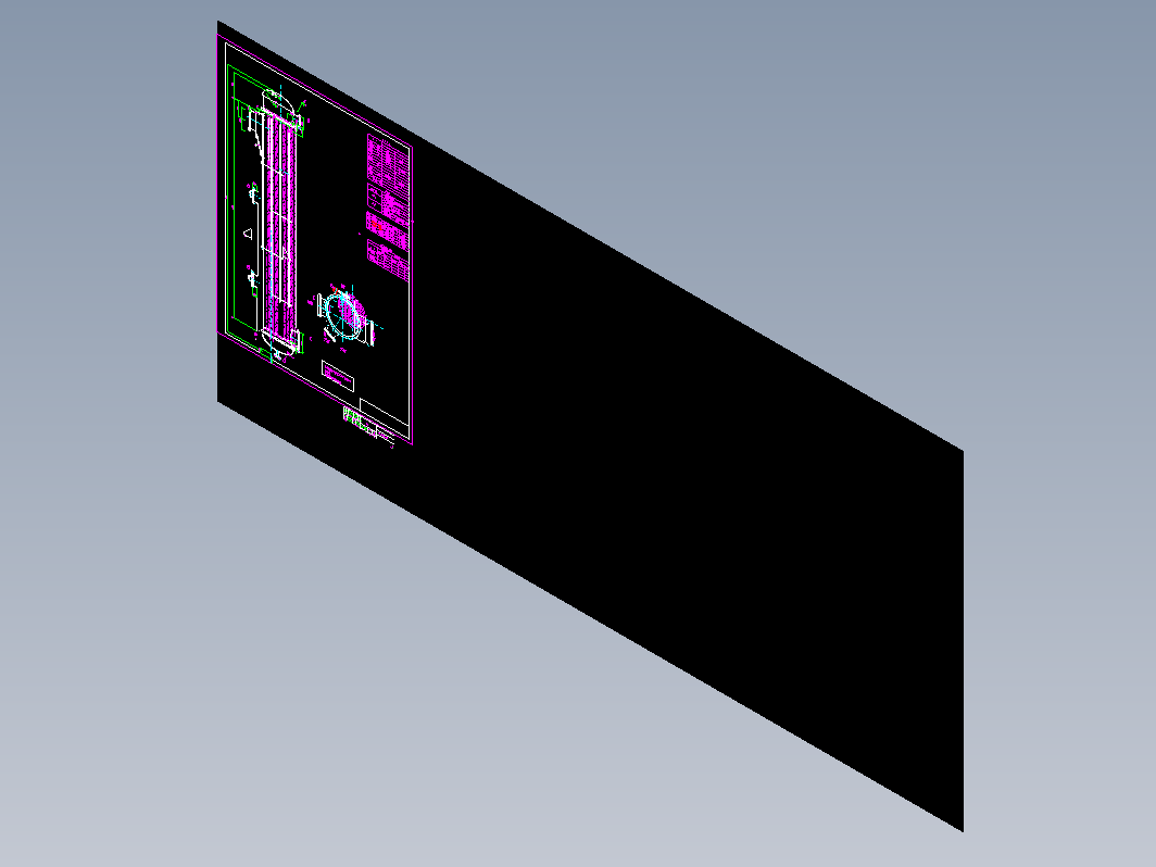 予蒸发器60X5单总装配图纸