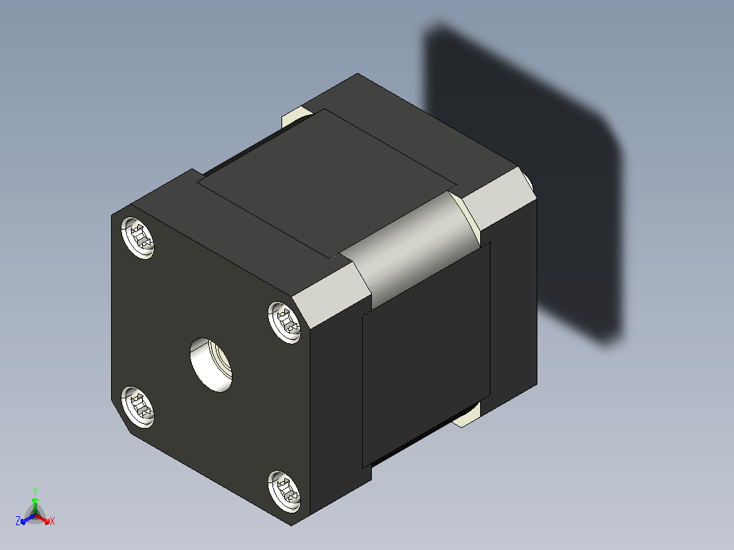 步进电机3D图42J1848-425-18