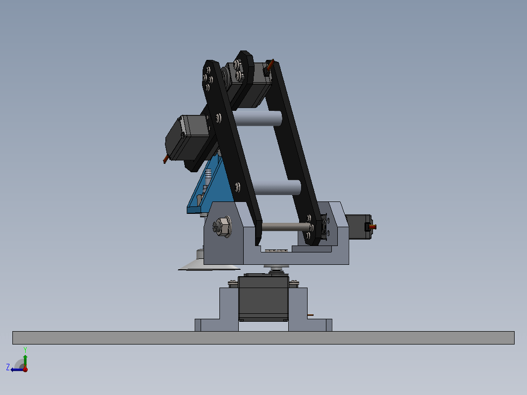 简易教学Omicron机械臂模型