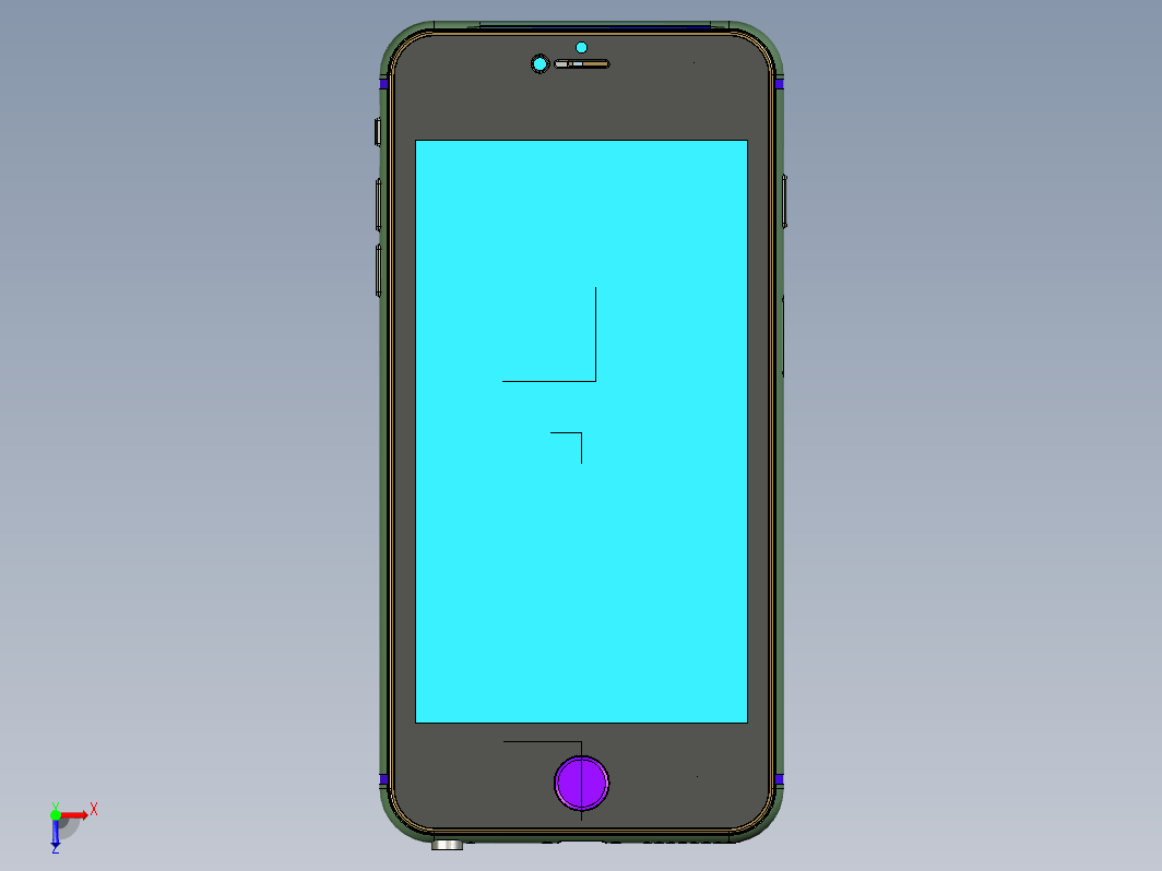 苹果iPhone6手机及保护壳详细设计