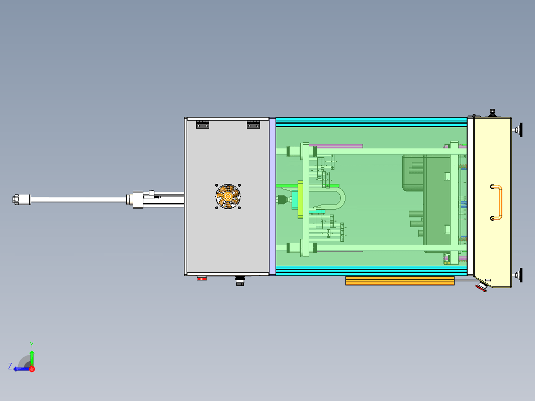 塑料发动机盖金属件漏装检测治具（3D图纸+细节说明）