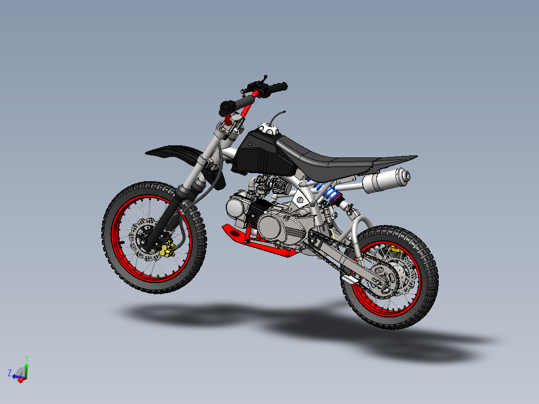 【220】125摩托车SW设计