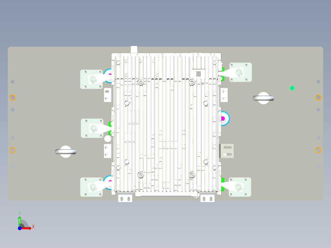 爱立信通讯壳体铣背面夹具