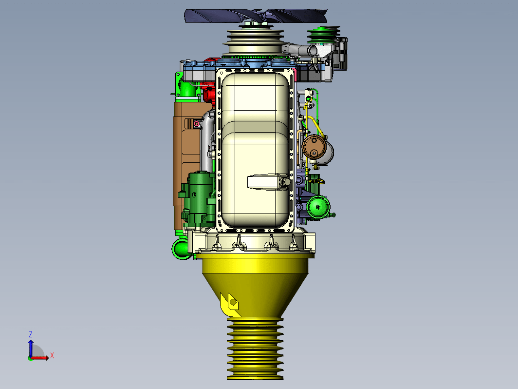 YC4A175-T30(简化) 农机柴油发动机