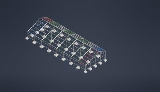钢铁建筑大棚18米x52米缩略图