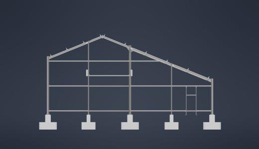 钢铁建筑大棚18米x52米缩略图