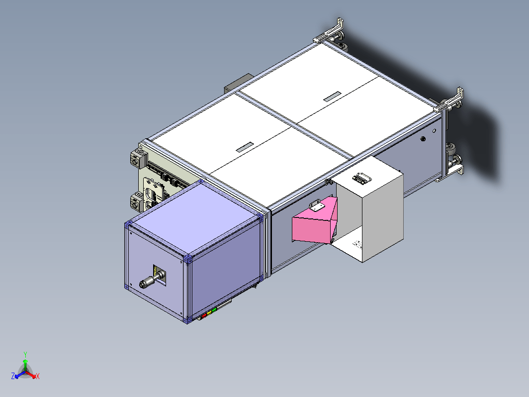 注塑件热熔冲切机3D图纸 T838