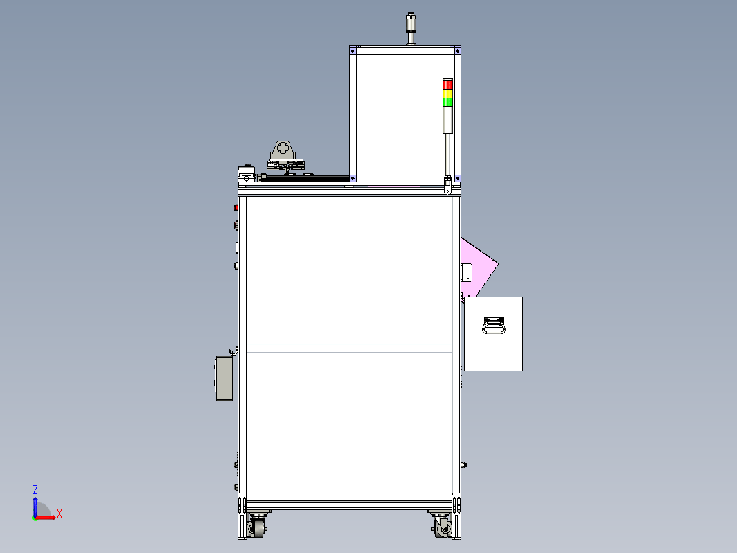 注塑件热熔冲切机3D图纸 T838