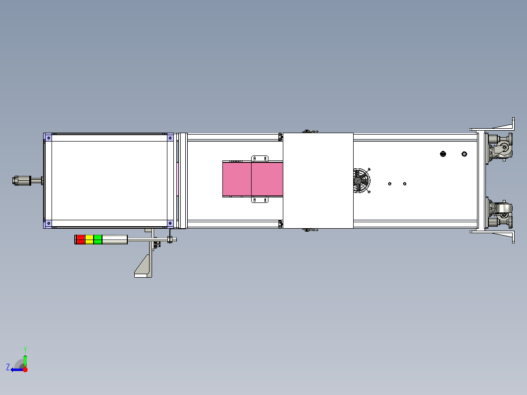 注塑件热熔冲切机3D图纸 T838