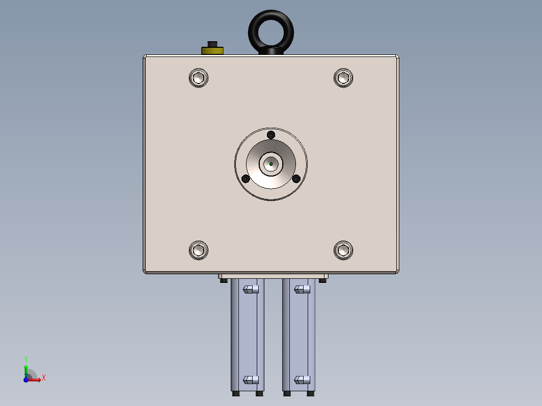 在Solidworks上制造的注塑模具;