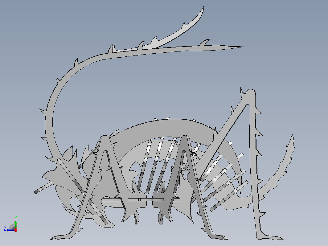 蟋蟀拼装模型