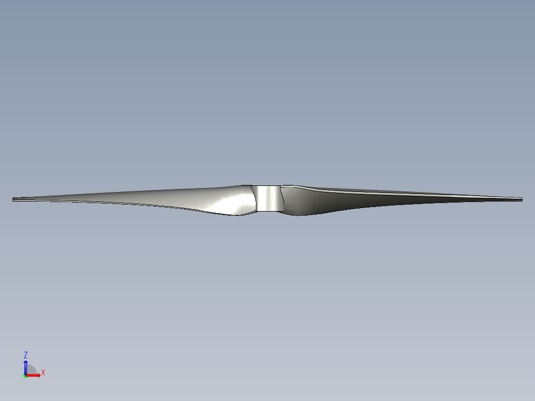 螺旋桨扇叶叶片建模