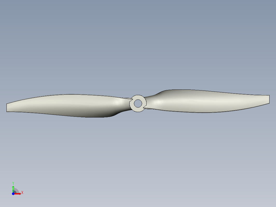 螺旋桨扇叶叶片建模