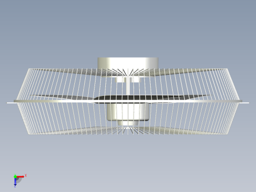 14 英寸笼式风扇头-模型格式为 stp f3d igs缩略图