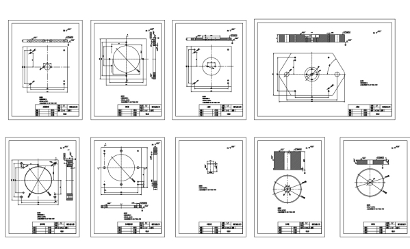 圆形垫圈A冲压模具设计CAD+说明书