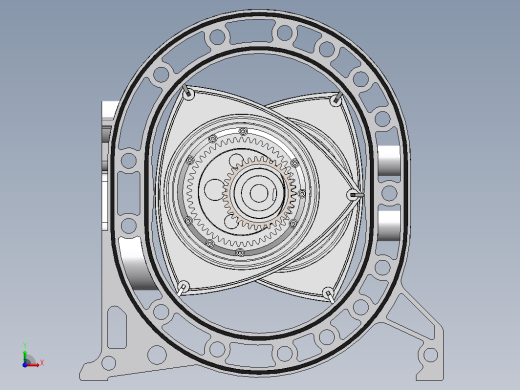 wankel-engine汪克尔发动机运动结构