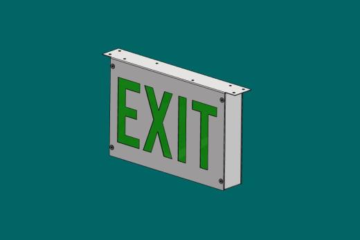 出口标牌 EXIT