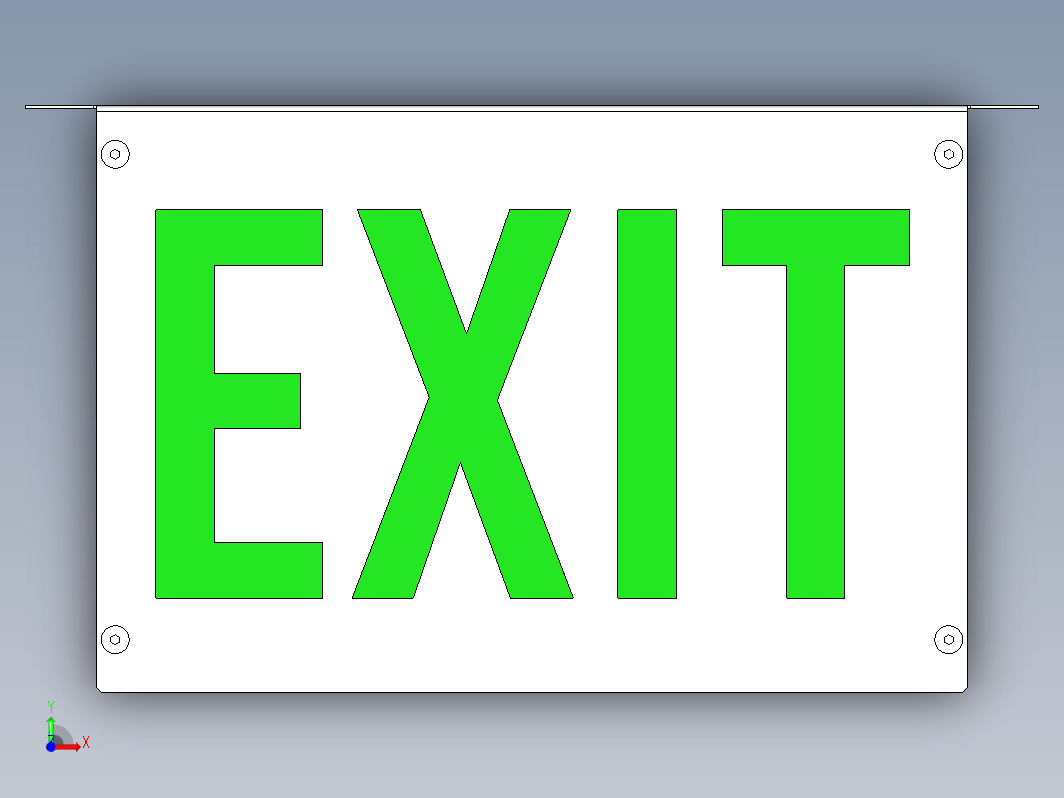 出口标牌 EXIT