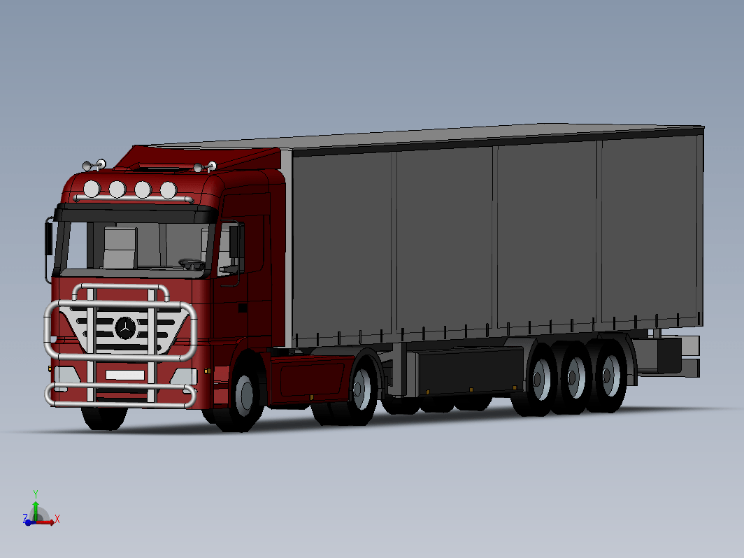 MB卡车+拖车