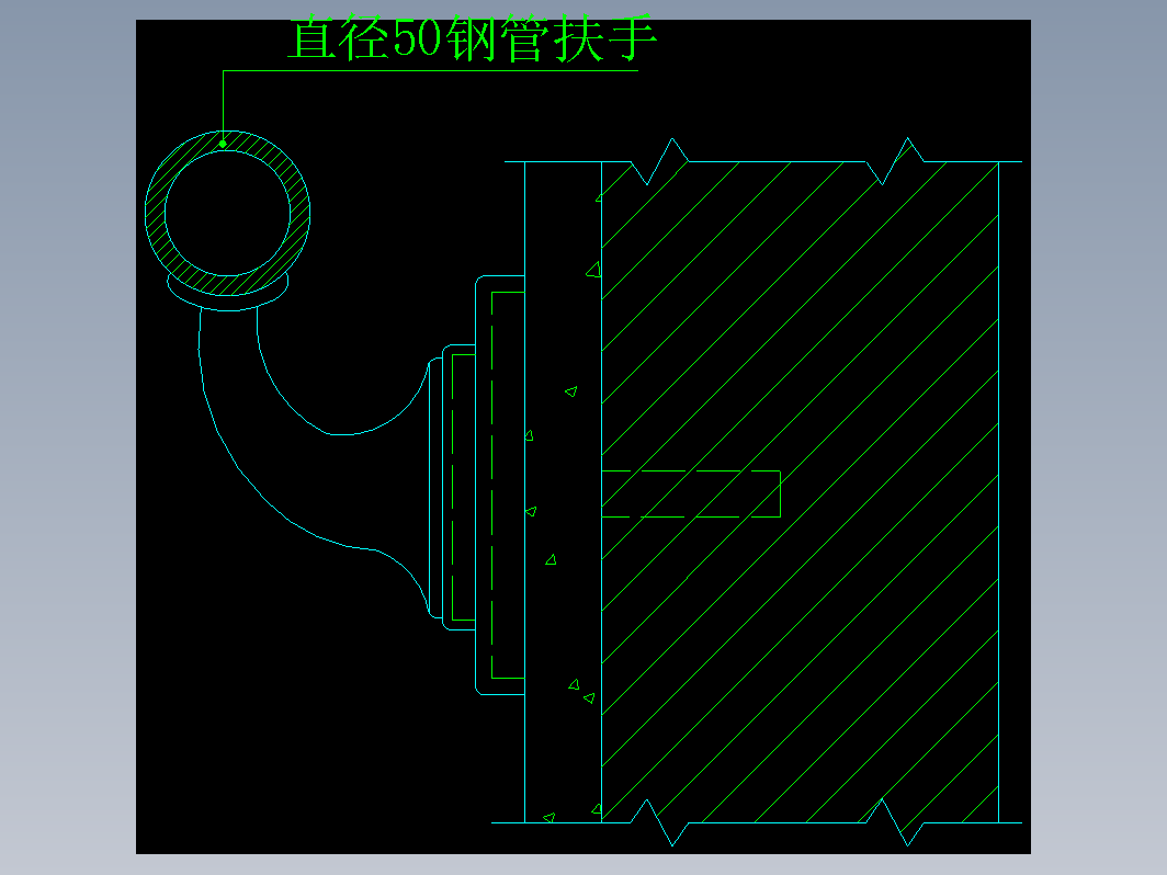 CAD室内设计施工-楼梯 FH10E020