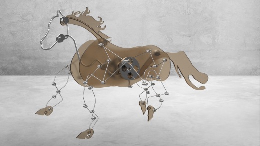 金属丝机械马 Mechanical horse